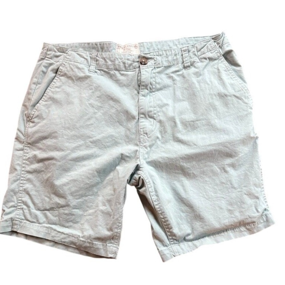 Free Planet Mens Chino Shorts‎ Light Green Sage Stretch Size 34 F59P33CBEL3
